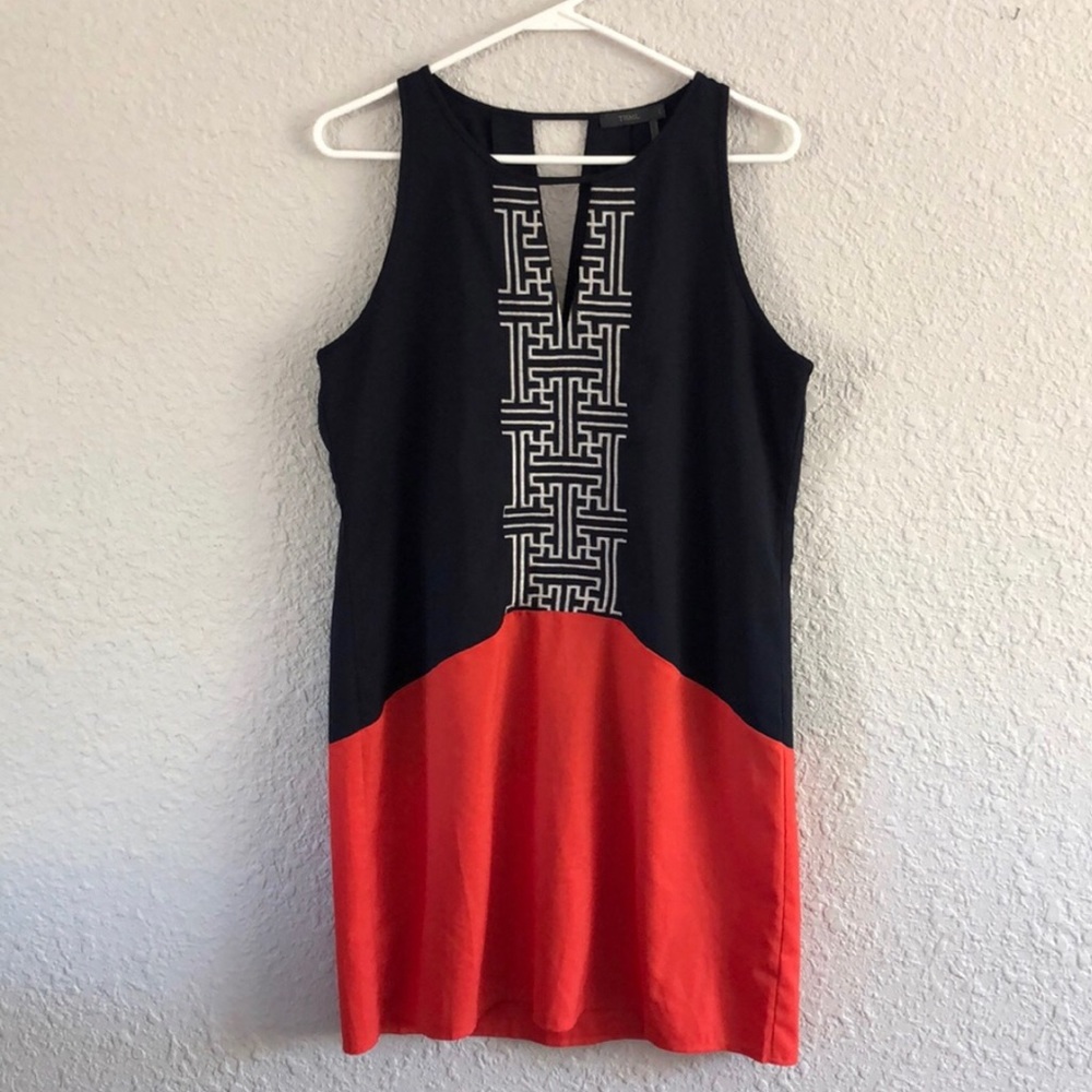 THML color-blocked mini dress